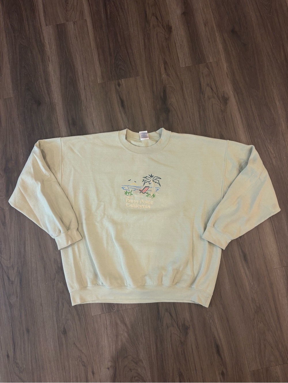 Gildan Light Sage Graphic Crewneck Sweatshirt